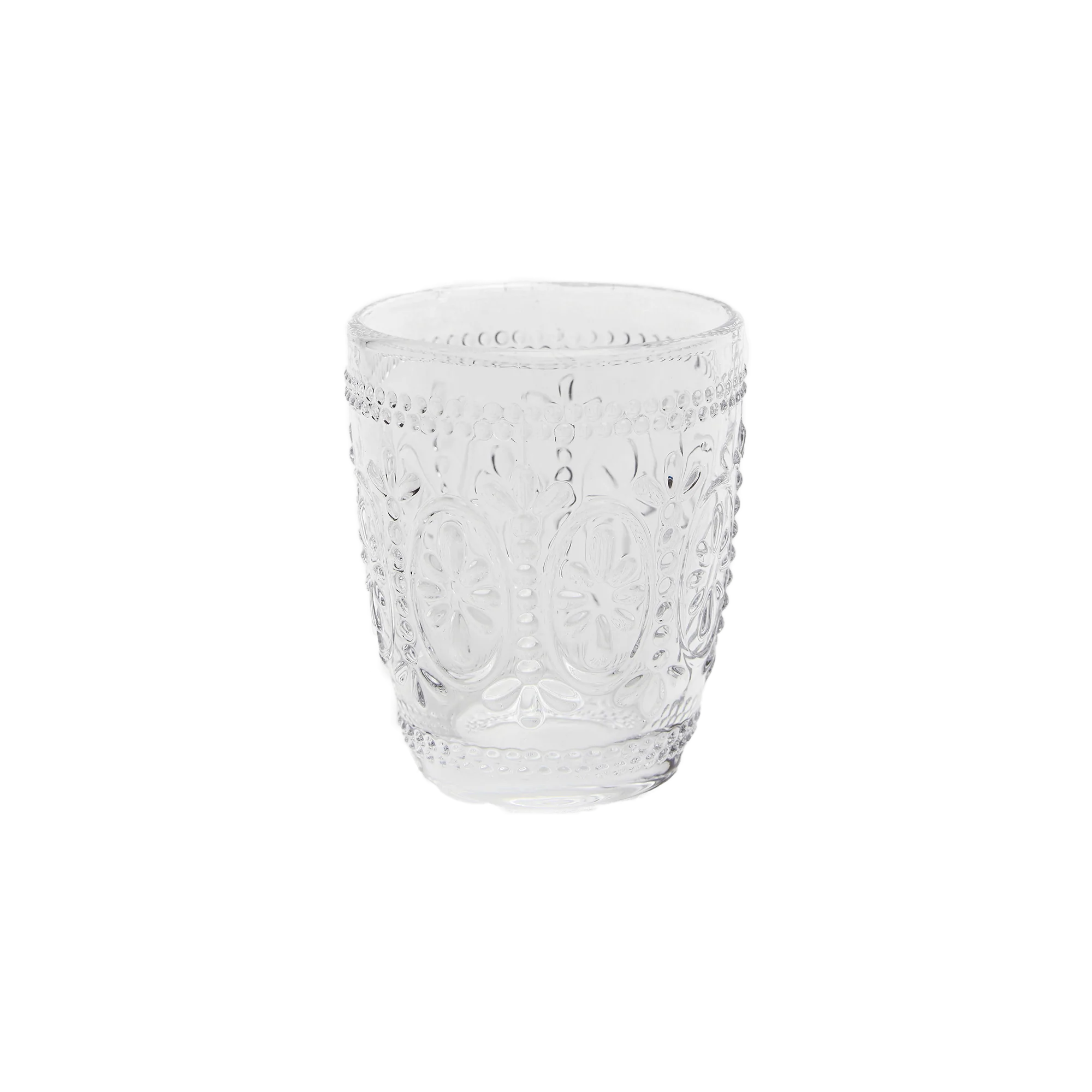 WANDERING FOLK - CLEAR TUMBLER GLASS (SET OF 4)