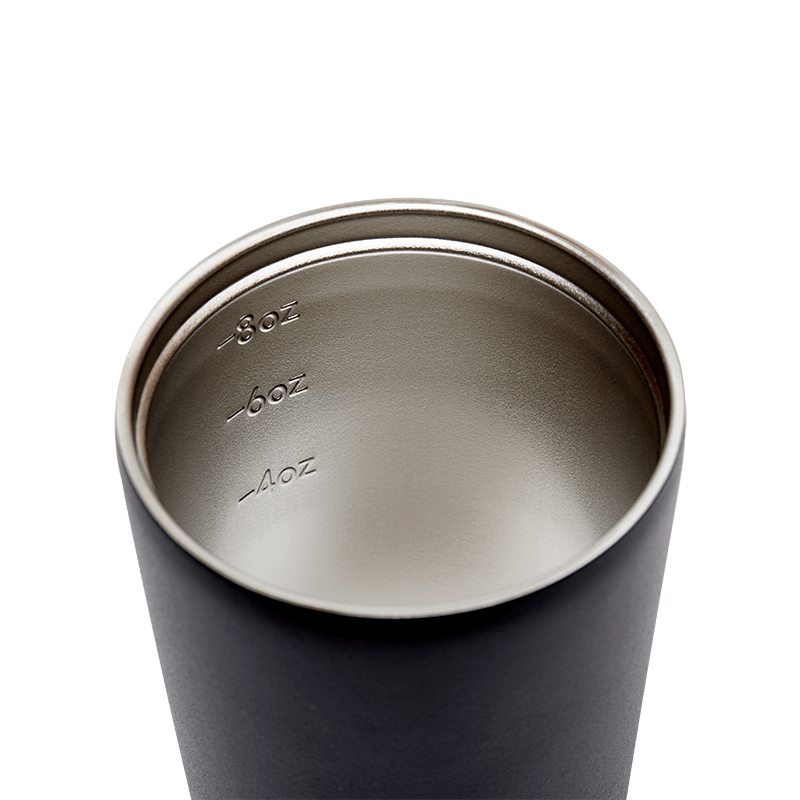 MADE BY FRESSKO - BINO REUSABLE COFFEE CUP 227ML/8OZ - COAL