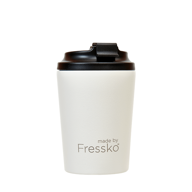 MADE BY FRESSKO - BINO REUSABLE COFFEE CUP 227ML/8OZ - SNOW