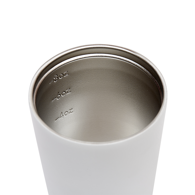 MADE BY FRESSKO - BINO REUSABLE COFFEE CUP 227ML/8OZ - FROST
