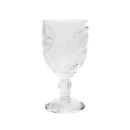 WANDERING FOLK - CLEAR GOBLET GLASS (SET OF 2)