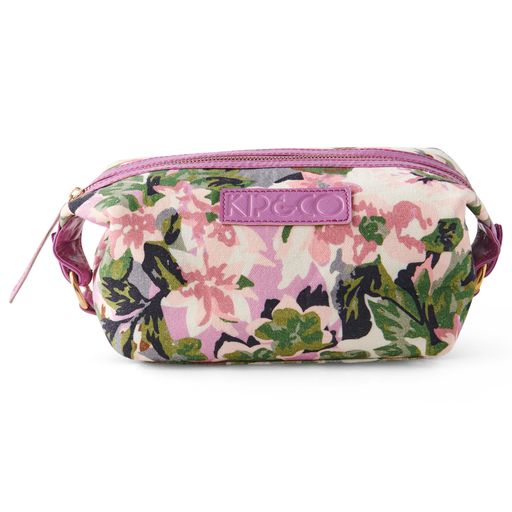 KIP & CO - GARDEN PATH FLORAL TOILETRY BAG