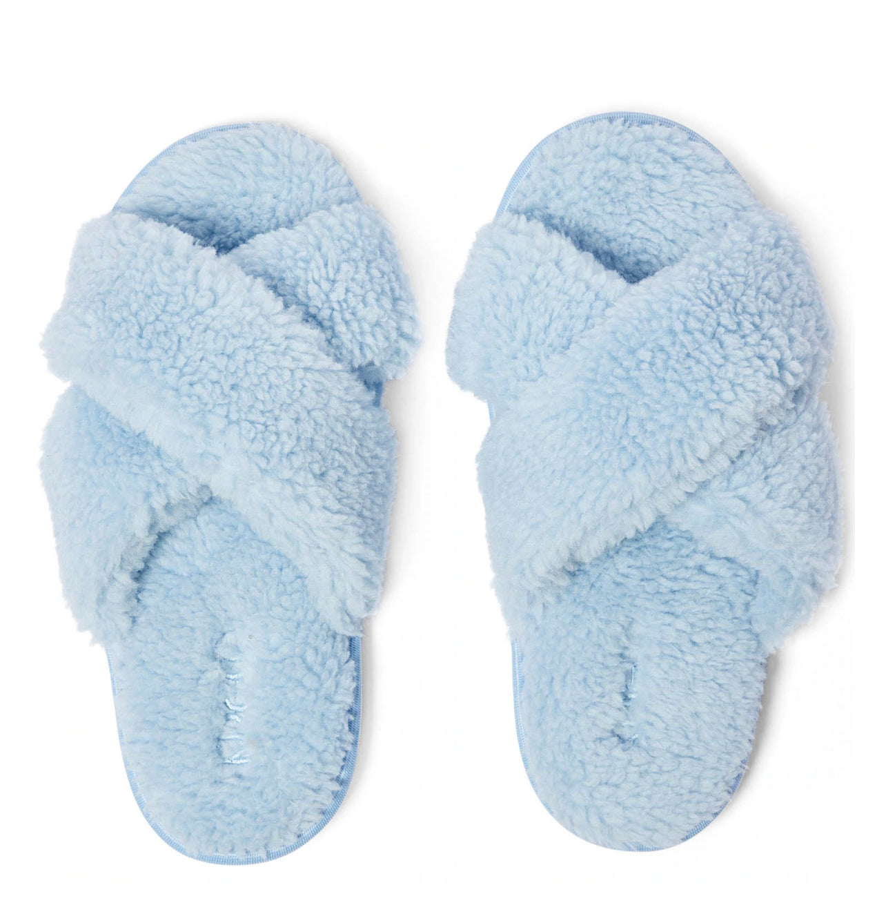 KIP & CO - BOUCLE SLIPPERS - EGG SHELL BLUE