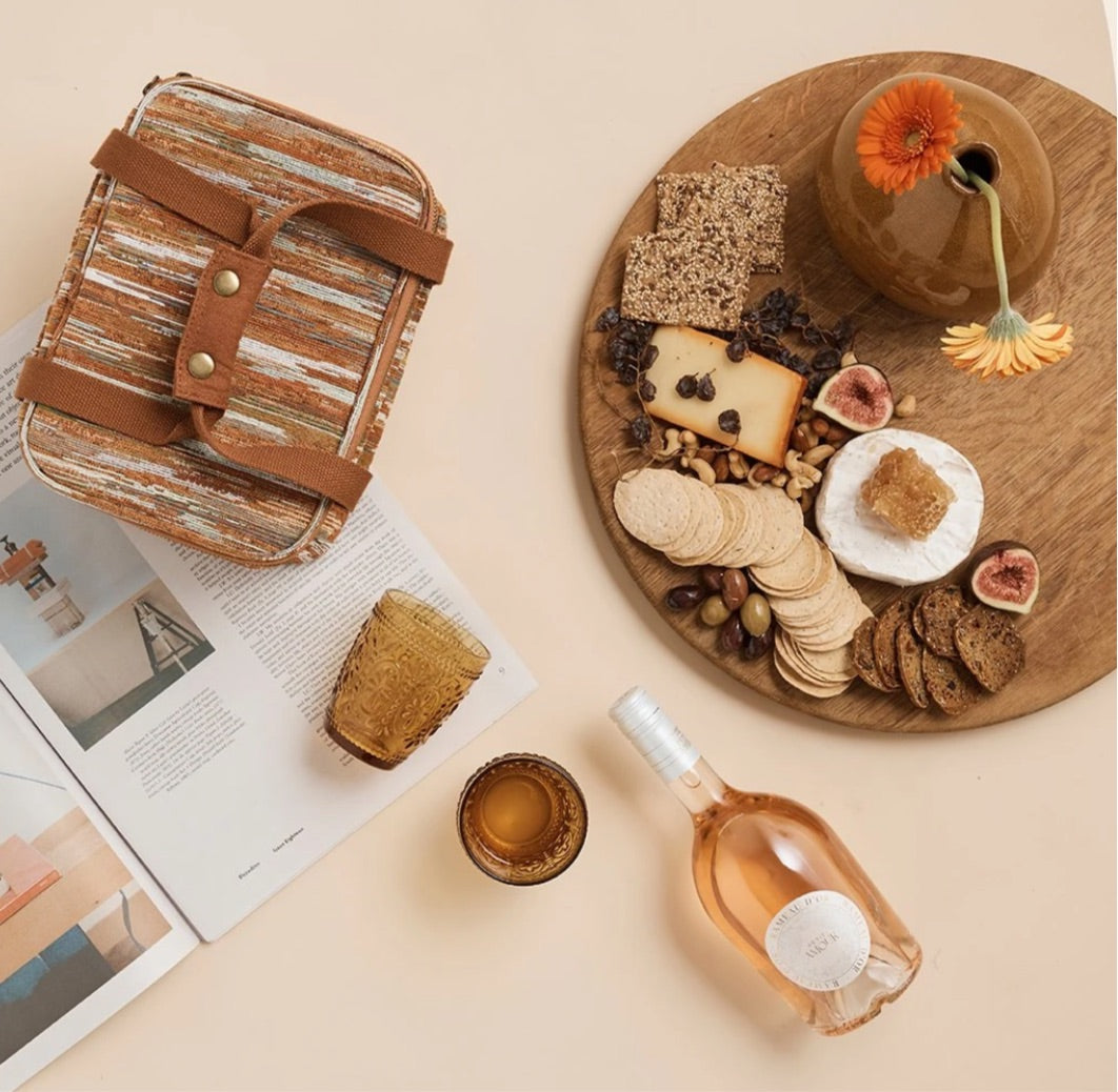 WANDERING FOLK - MINI COOLER BAG - OCHRE
