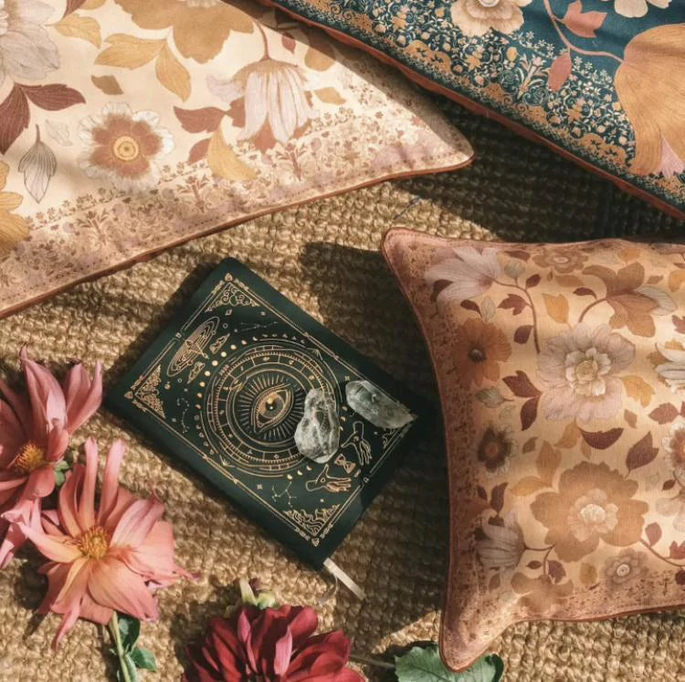 WANDERING FOLK - LARGE CUSHION COVER GRANDE FLEUR DAWN