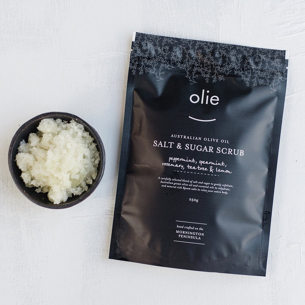 OLIEVE & OLIE - SALT & SUGAR SCRUB POUCH