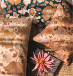 WANDERING FOLK - LARGE CUSHION COVER - GRANDE FLEUR NIGHTSHADE