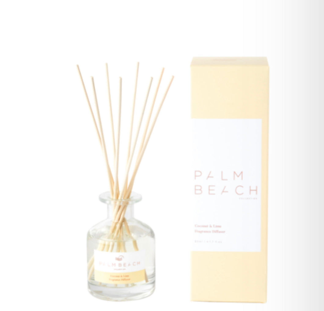 PALM BEACH COLLECTION - MINI FRAGRANCE DIFFUSER - COCONUT & LIME