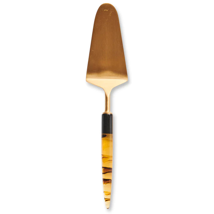 KIP & CO - SMOKEY AMBER CAKE SERVER