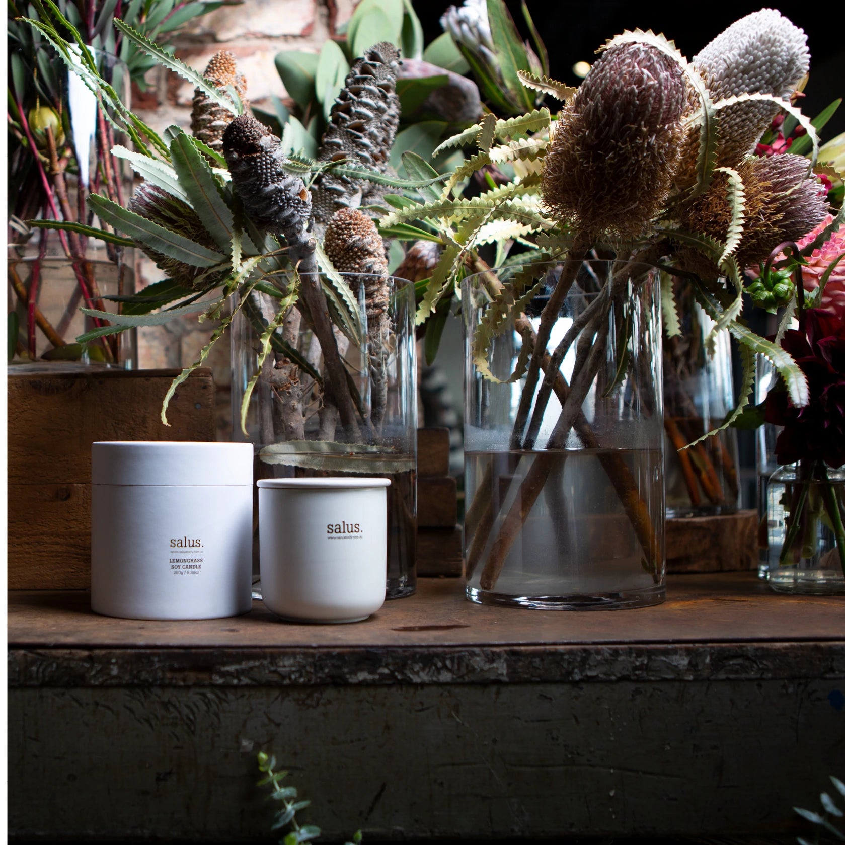 SALUS - LEMONGRASS SOY CANDLE