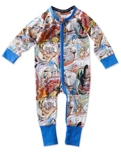 Load image into Gallery viewer, KIP &amp; CO X MAY GIBBS - BUSH FRIENDS ORGANIC COTTON LONG SLEEVE ZIP ROMPER
