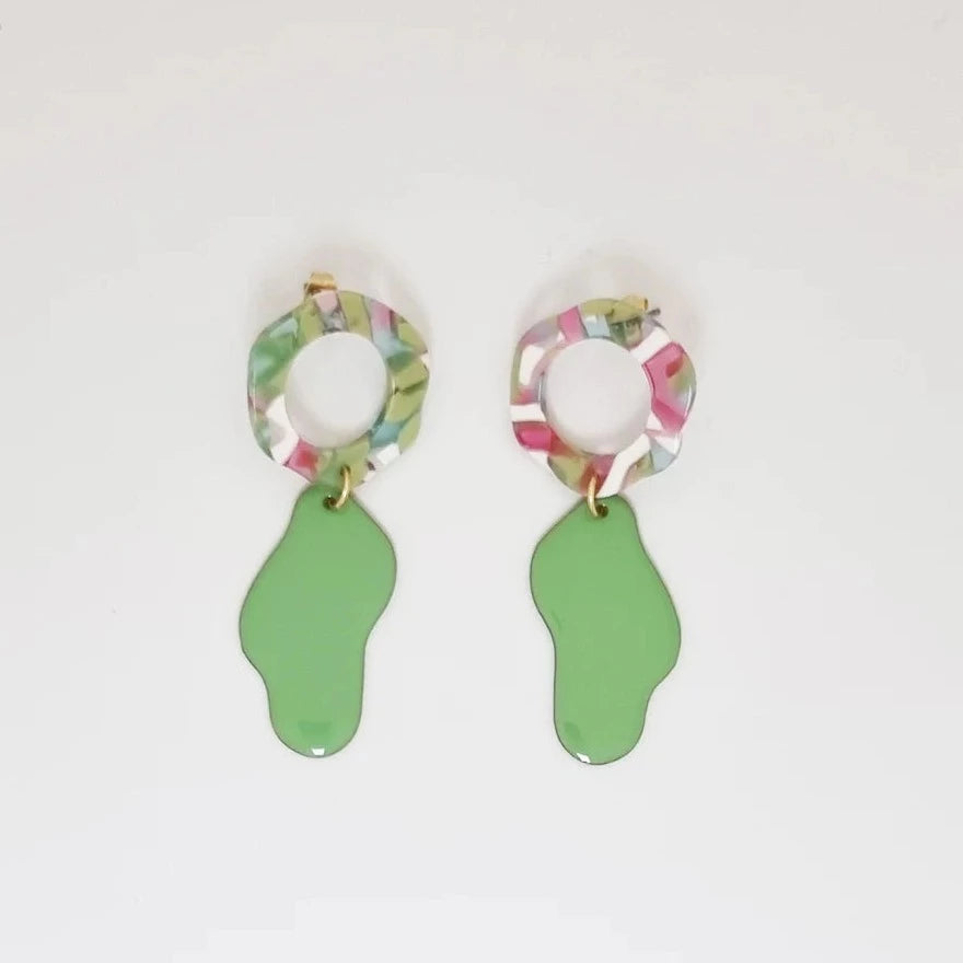MIDDLE CHILD - SOVEREIGN EARRINGS - SAGE