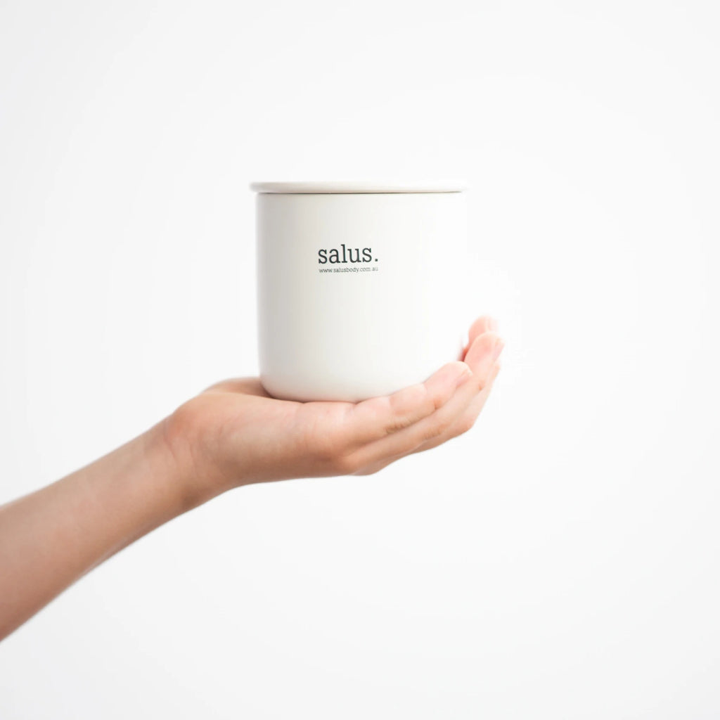 SALUS - ROSE GERANIUM SOY CANDLE