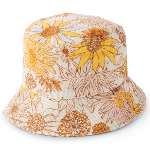 KIP & CO - SUNFLOWER HAPPY CORDUROY BUCKET HAT - KIDS