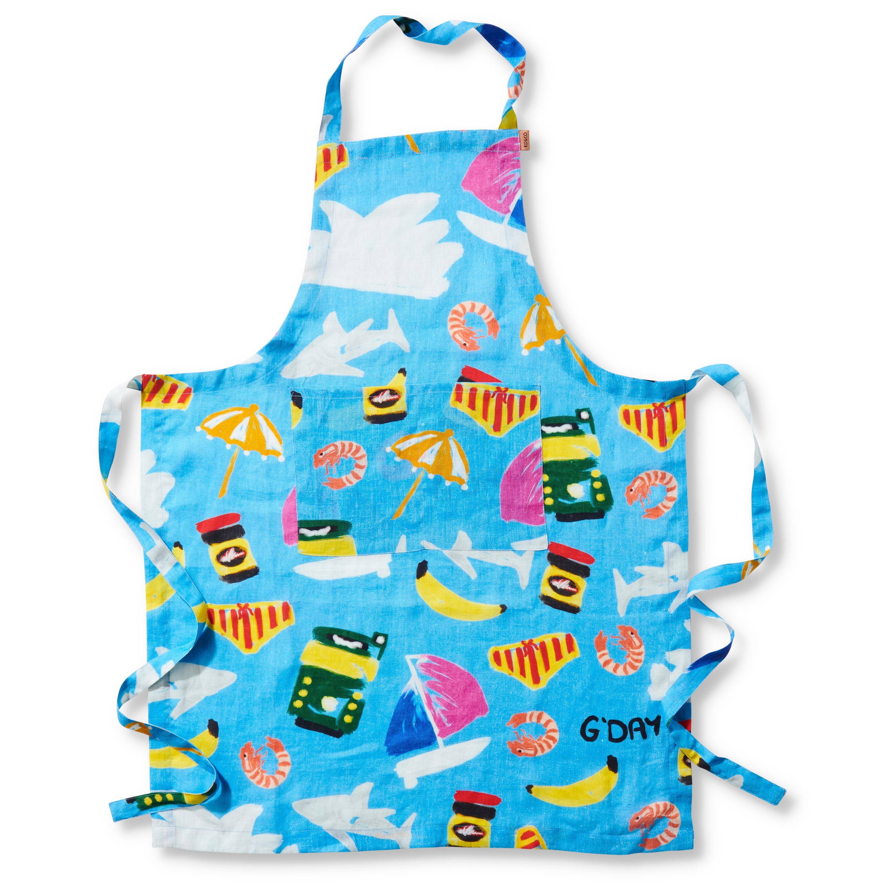 KIP & CO - AUSSIE ICONS LINEN APRON