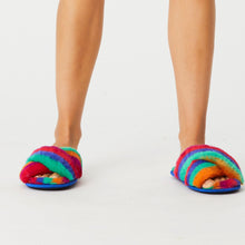 Load image into Gallery viewer, KIP &amp; CO - SLIPPERS - RAINBOW BLAST
