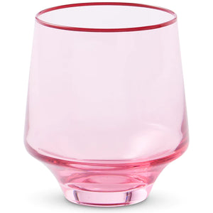 KIP & CO - ROSE WITH A TWIST TUMBLER GLASS 2P SET