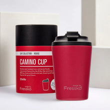 Load image into Gallery viewer, MADE BY FRESSKO - CAMINO REUSABLE COFFEE CUP 340ML/12OZ - ROUGE
