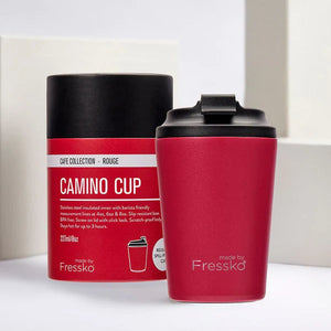 MADE BY FRESSKO - CAMINO REUSABLE COFFEE CUP 340ML/12OZ - ROUGE