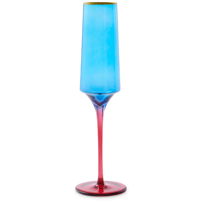 KIP & CO - SAPPHIRE DELIGHT CHAMPAGNE GLASS 2P SET